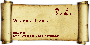 Vrabecz Laura névjegykártya